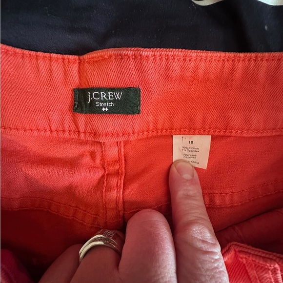 J. Crew Coral Stretch Mini Skirt Womens Size 10 - Picture 2 of 8